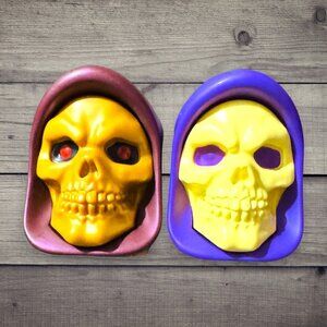 Skeletor Masters Of The Universe Mega Construx (2) Skulls He-Man Jet Sled Set